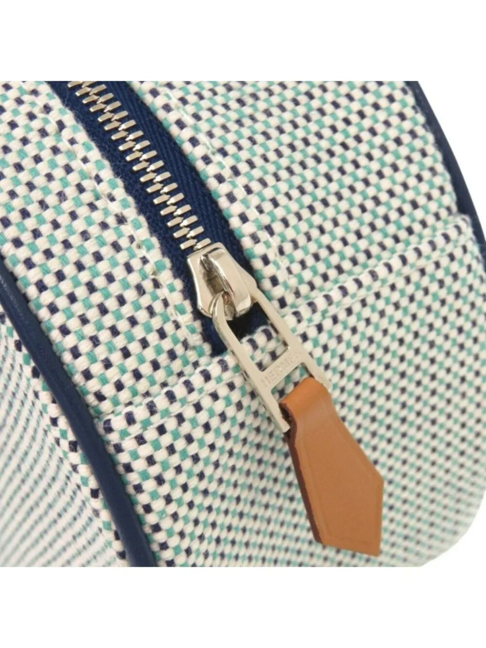 Hermes Evasion Cotton Marine Pouch